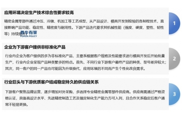 精密金屬零部件：技術特性、下游需求與行業(yè)演進趨勢